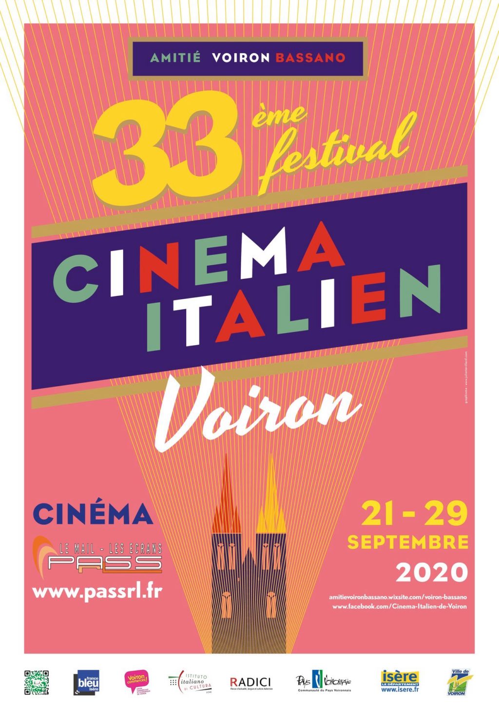 Voici notre nouvelle affiche pour annoncer la 33ème édition du Festival de ciné...